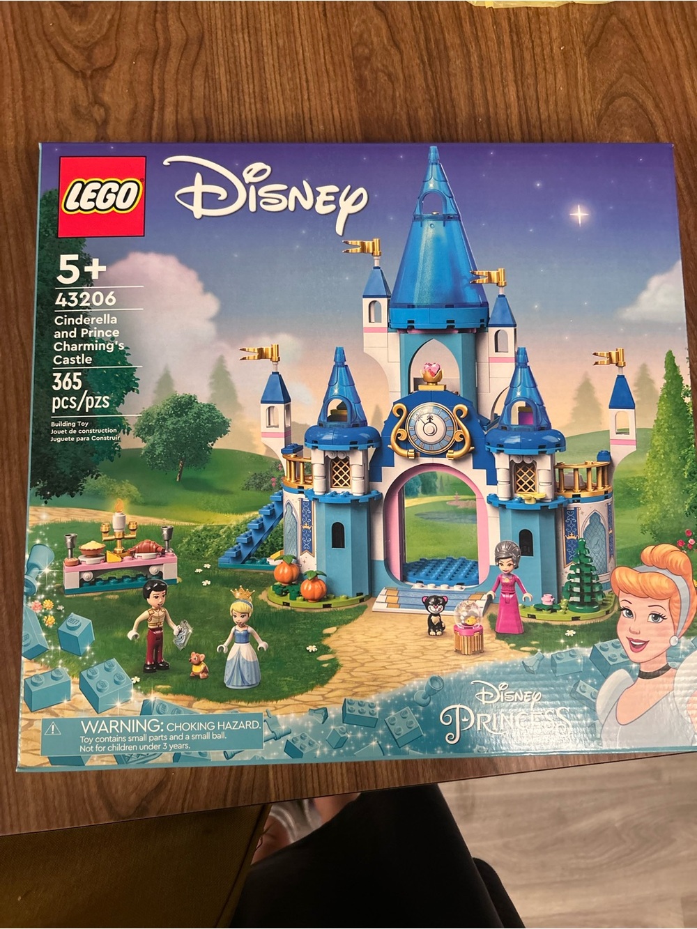 LEGO Disney Cinderella Castle Playset - Blue, Pink, Gold Accents - Picture 1 of 3